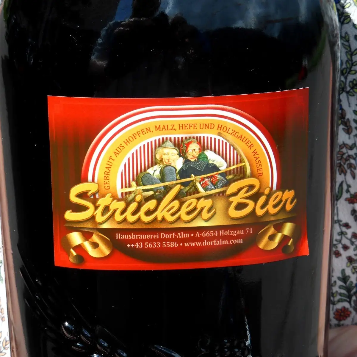 Sticker Bier Dunkl