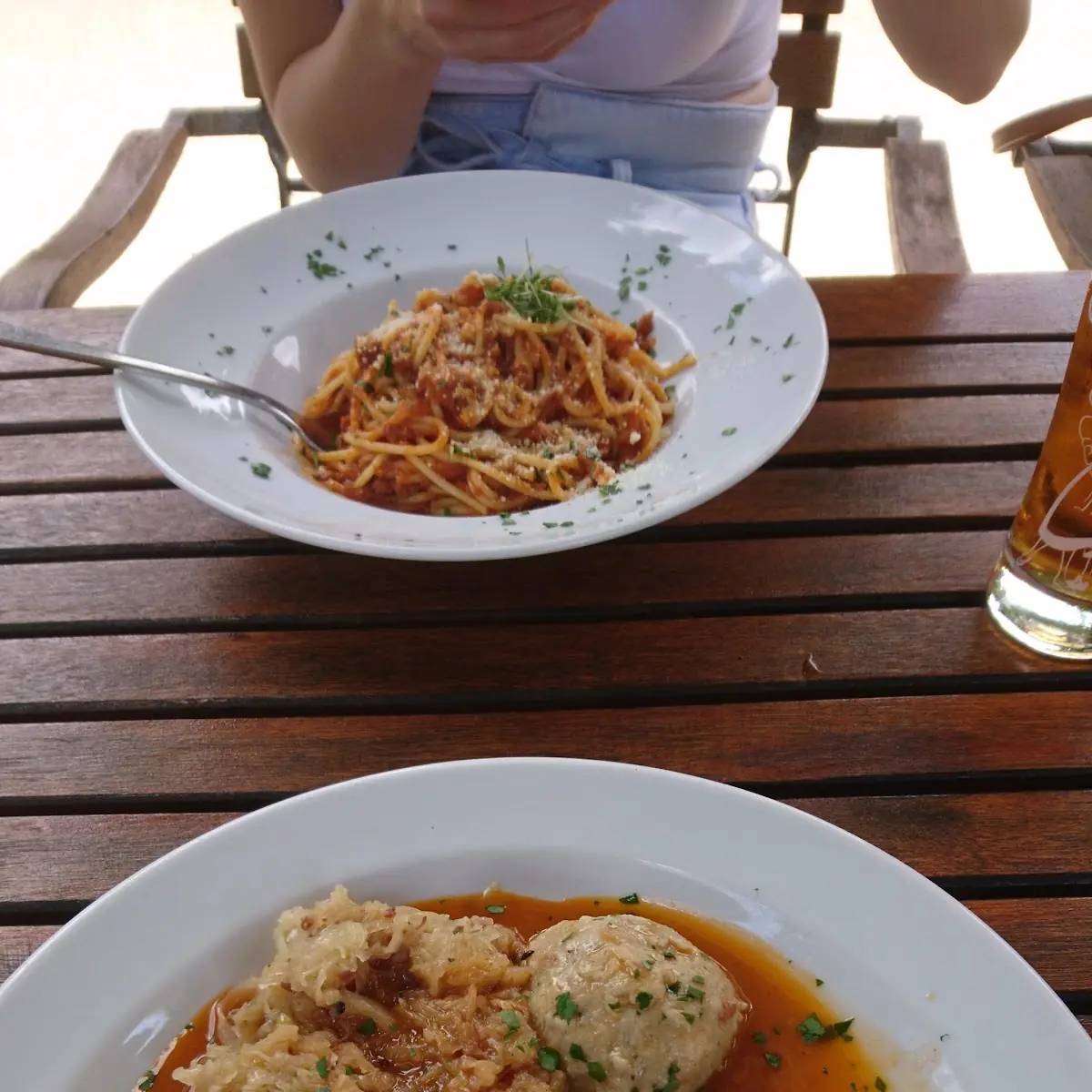 Kümmelbraten Mit Kraut Und Knödel