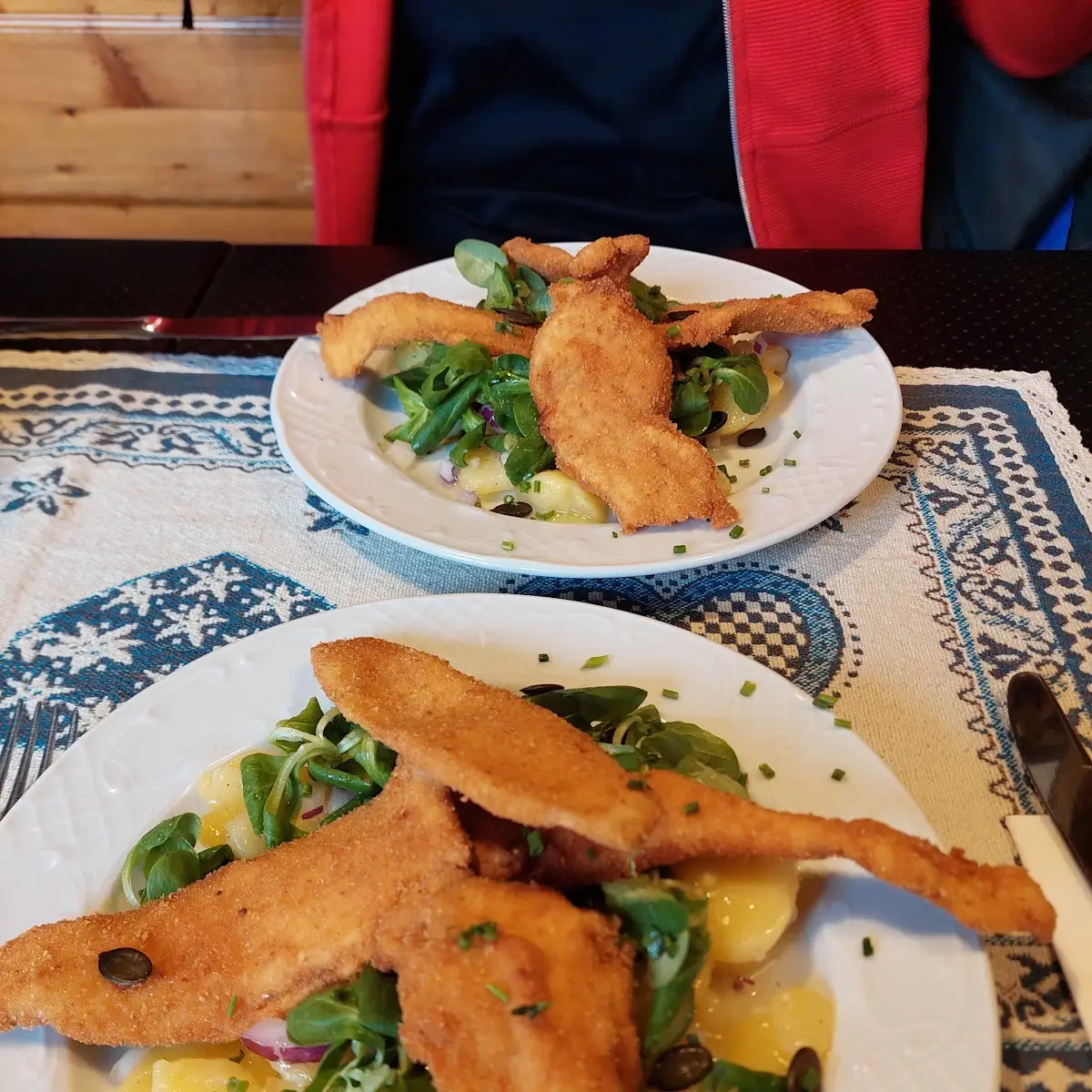 Backhendl Mit Salat