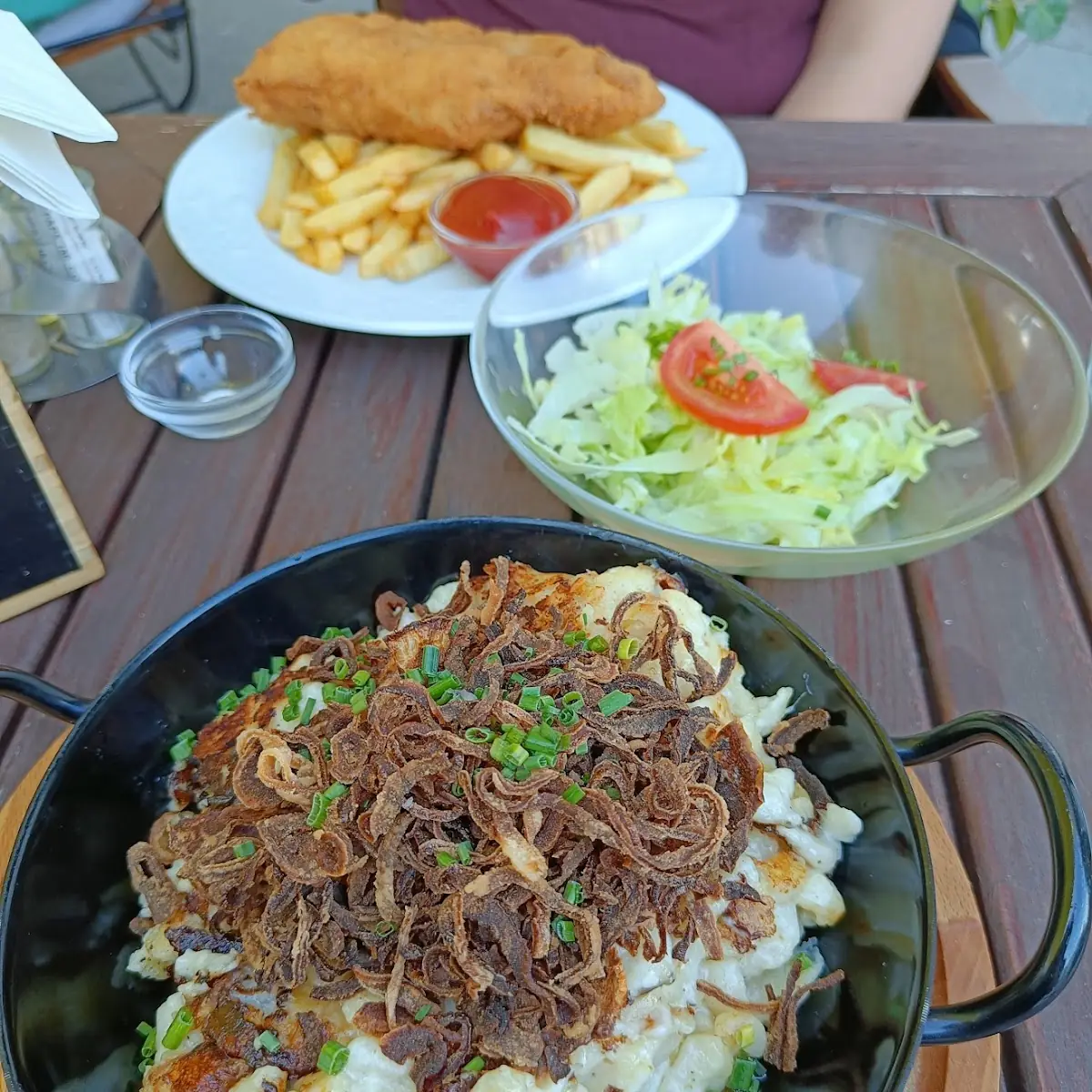 Käsespätzle Und Cordon Bleu