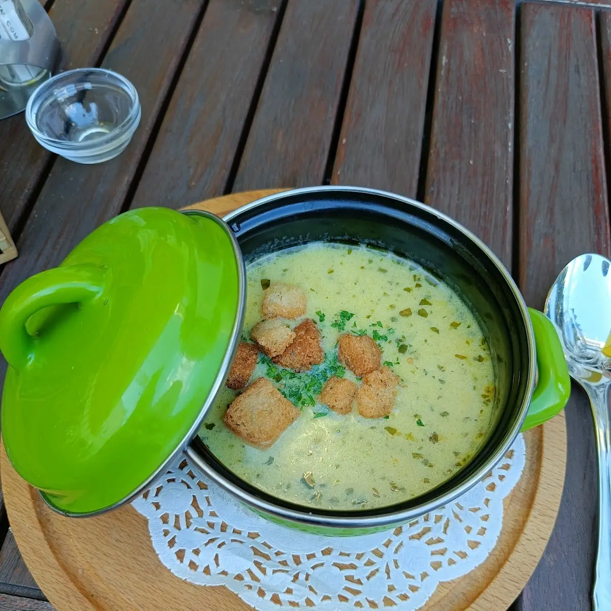 Knoblauchcremesuppe