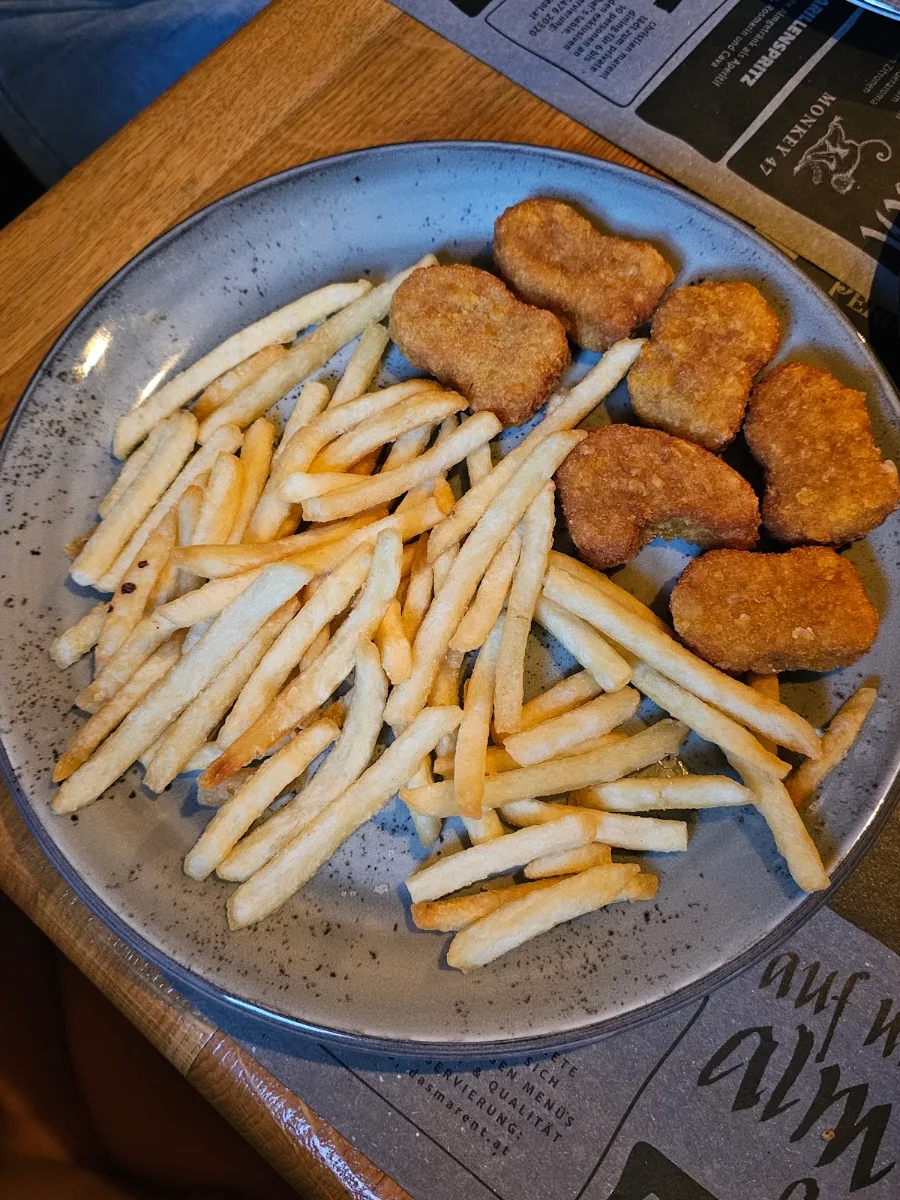 Schnitzel Wiener Art Mit Pommes Frites