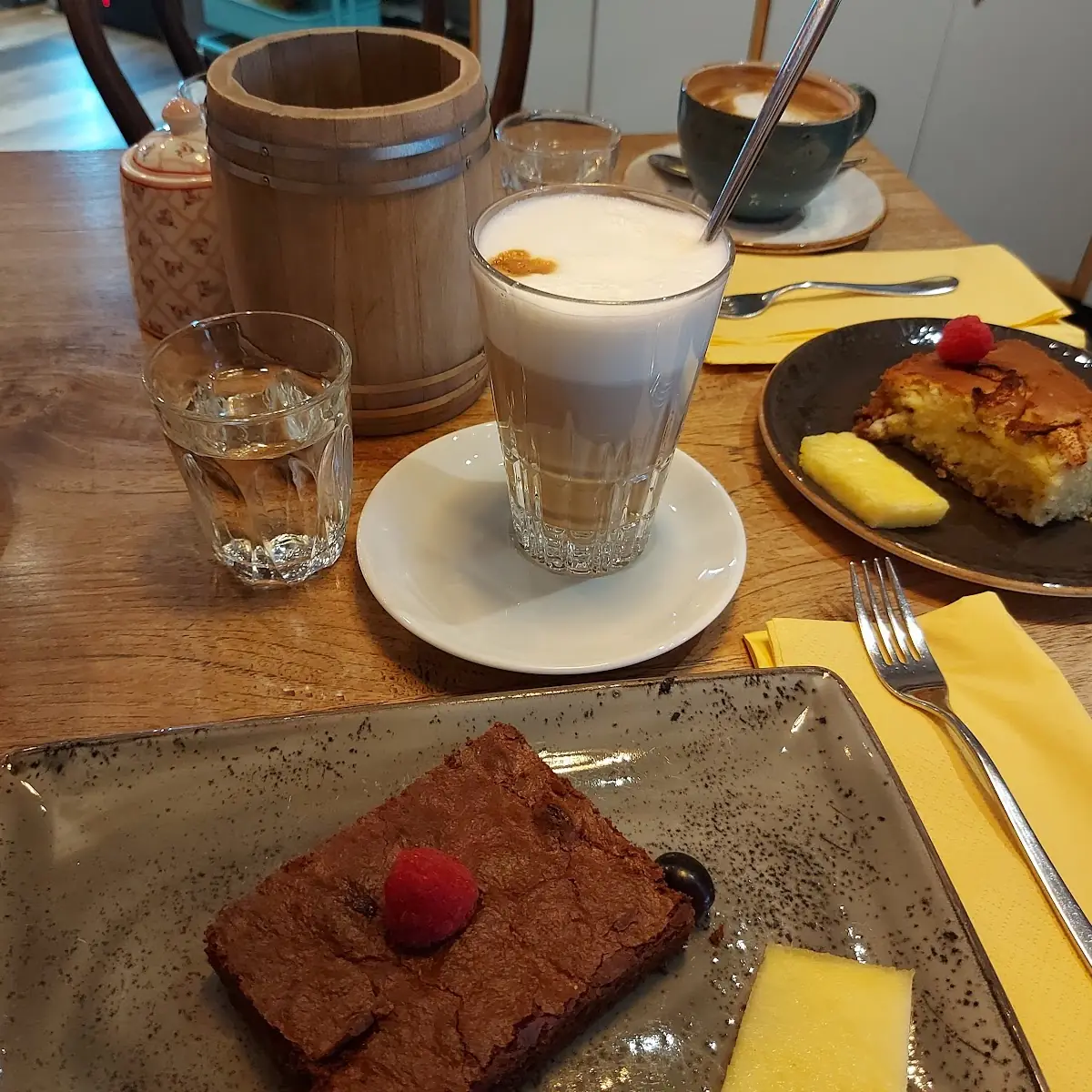 Schokoladenkuchen Apfelkuchen