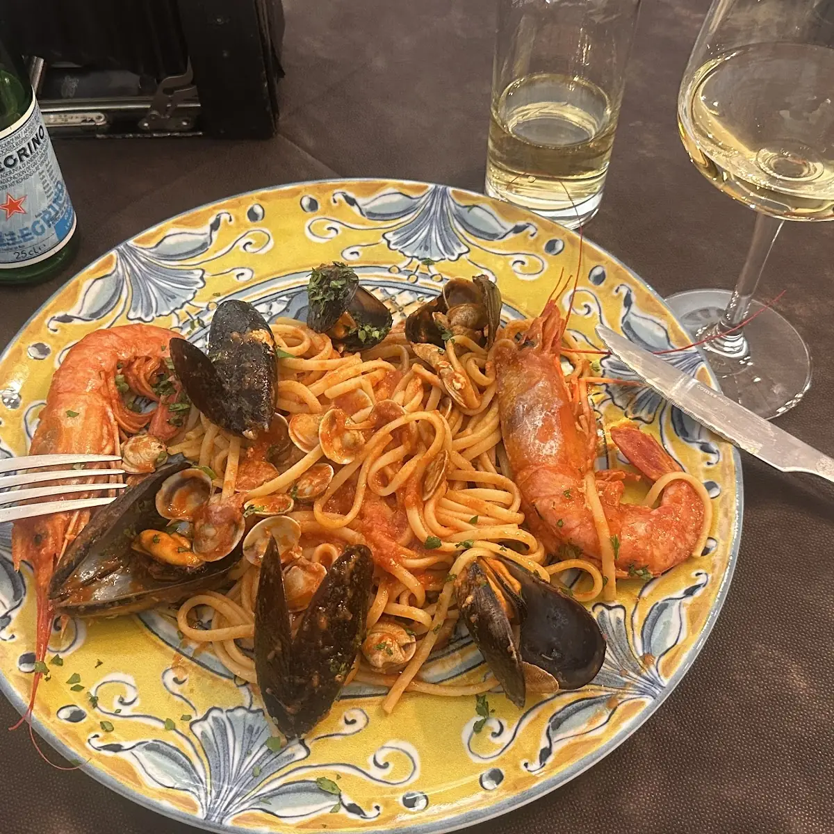 Linguine Allo Scoglio Mit Meeresfruchte