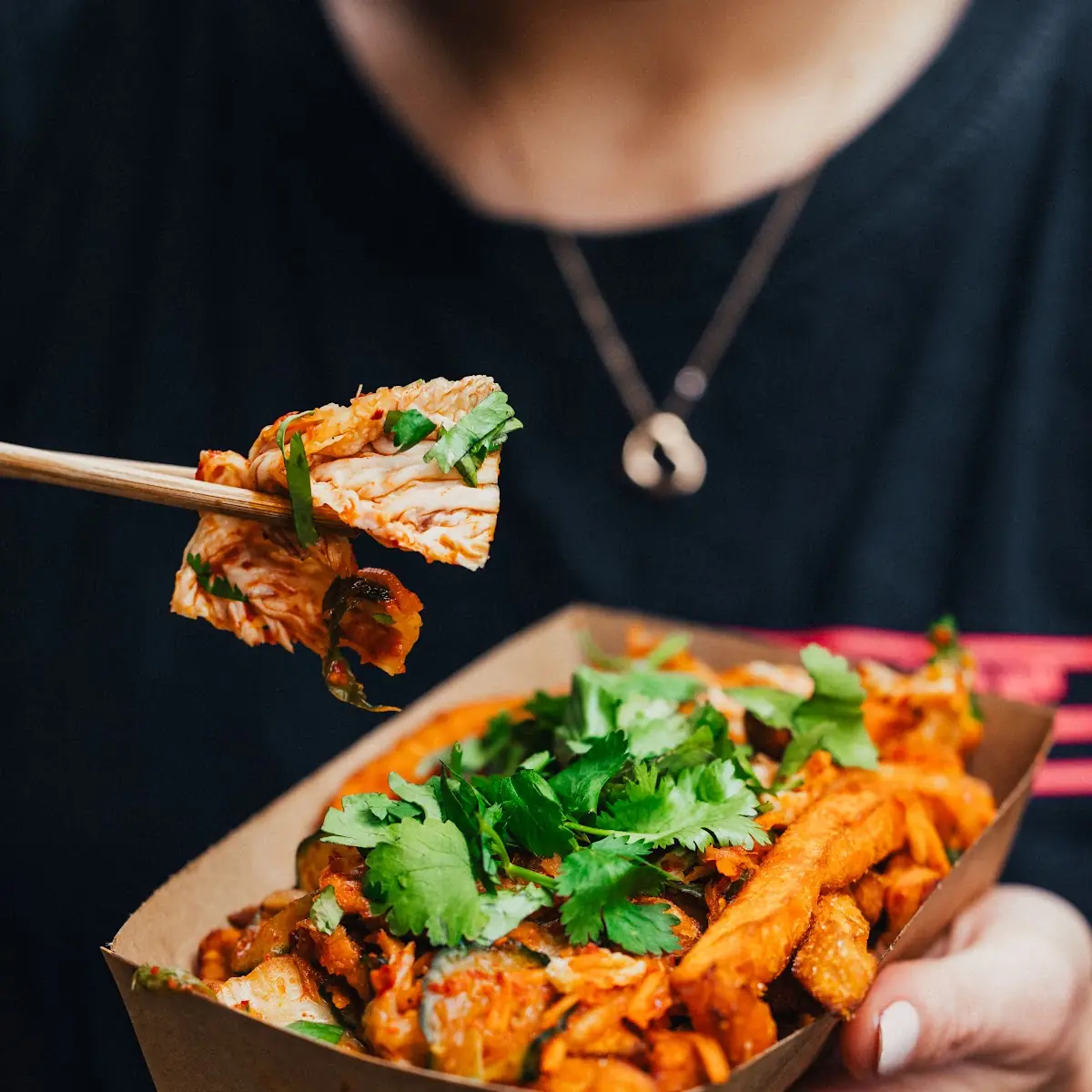 Kimchi Fries Vegan
