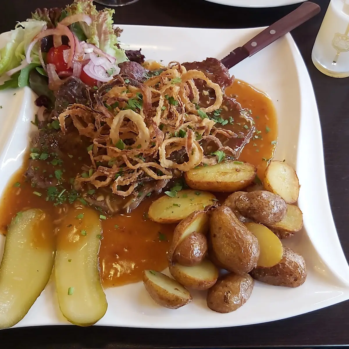 Zwiebelrostbraten