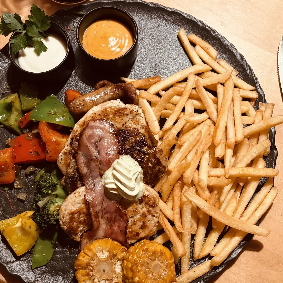 Portion Steakhouse Pommes