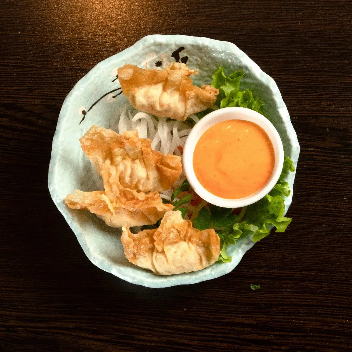 Gebackene Garnelentaschen 4 Stk