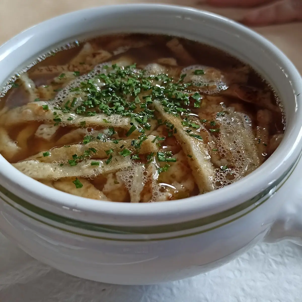 Flädlessuppe