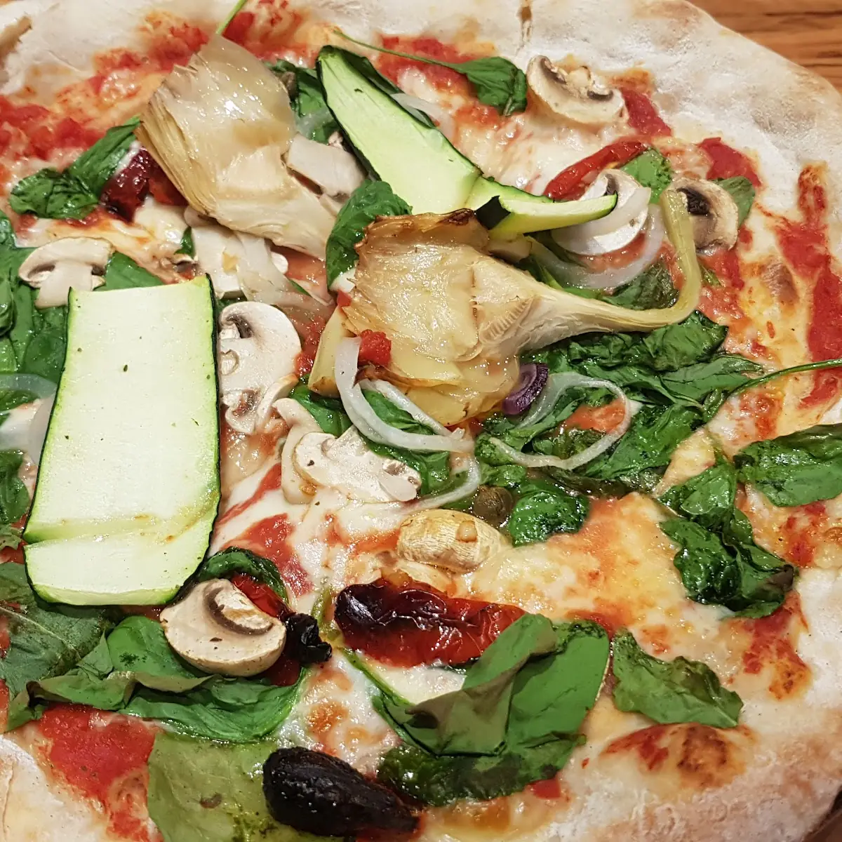 Pizza Con Verdure