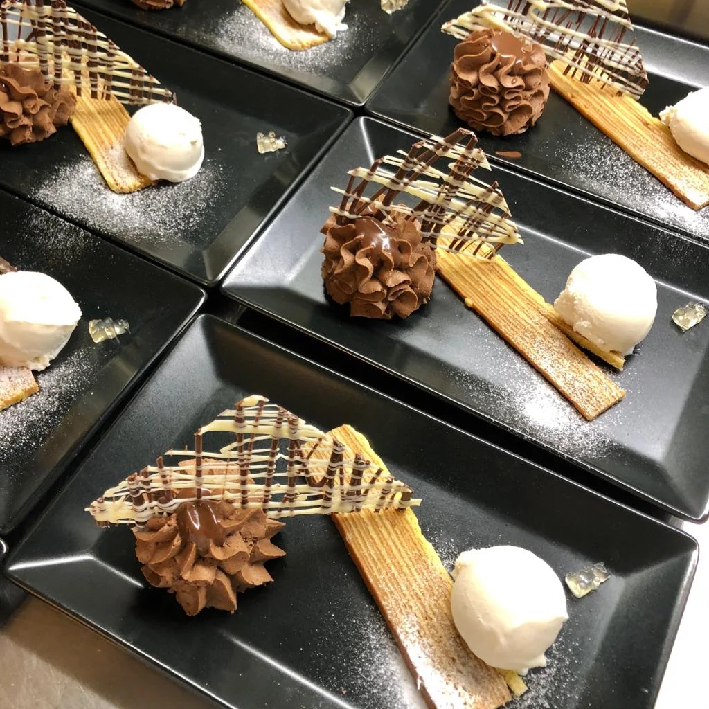 Baumkuchendessert