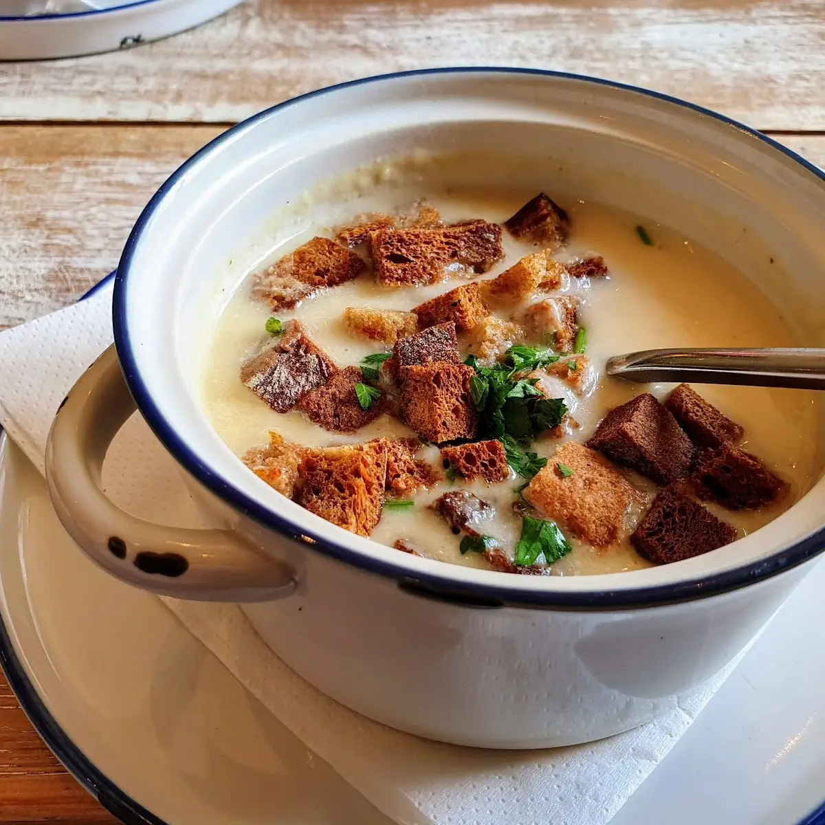 Knoblauchcremesuppe