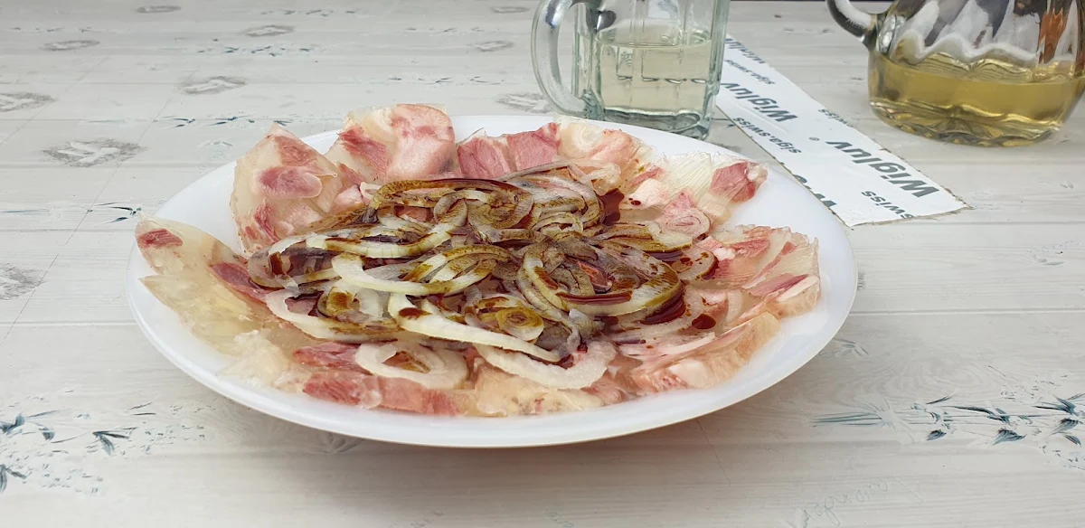 Presswurst In Essig Und Öl Mit Kernöl