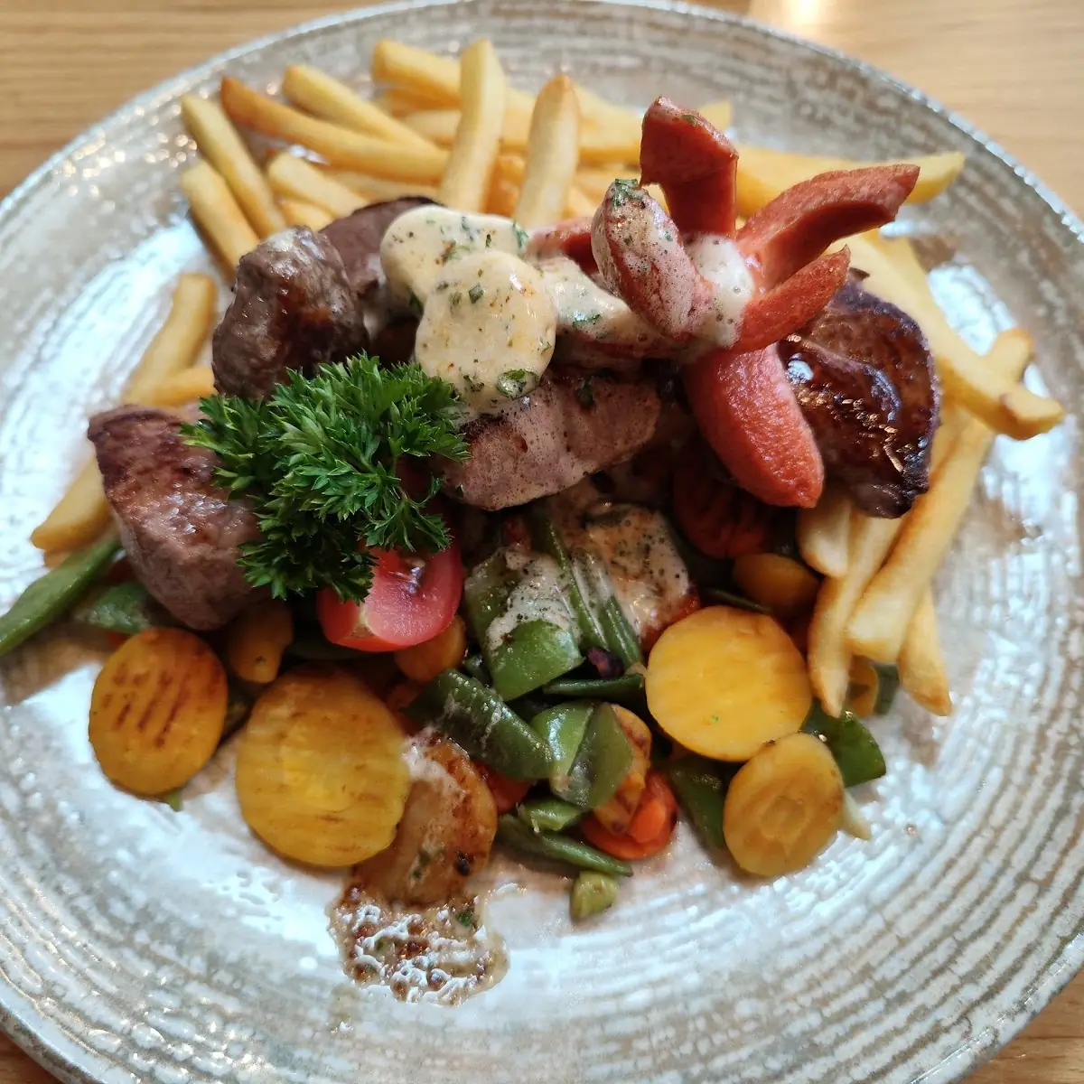 Wildgrill Teller Hirsch Wildschwein Und Reh