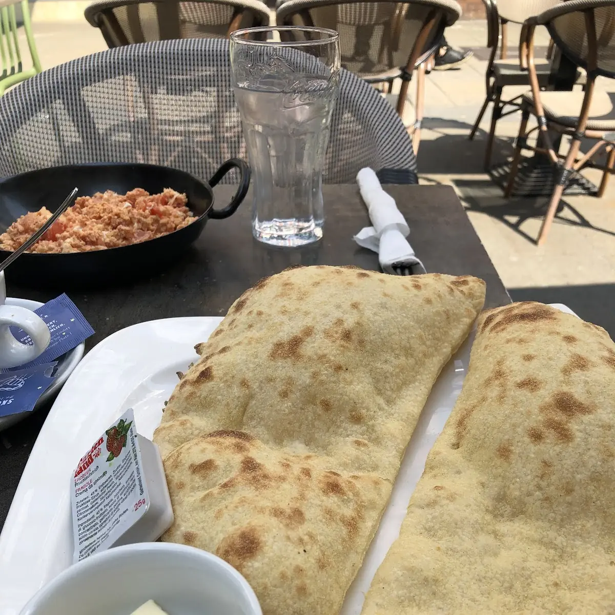 Bread and Butter with Jam