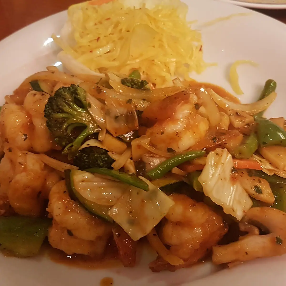 Garnelen Mit Rotem Curry