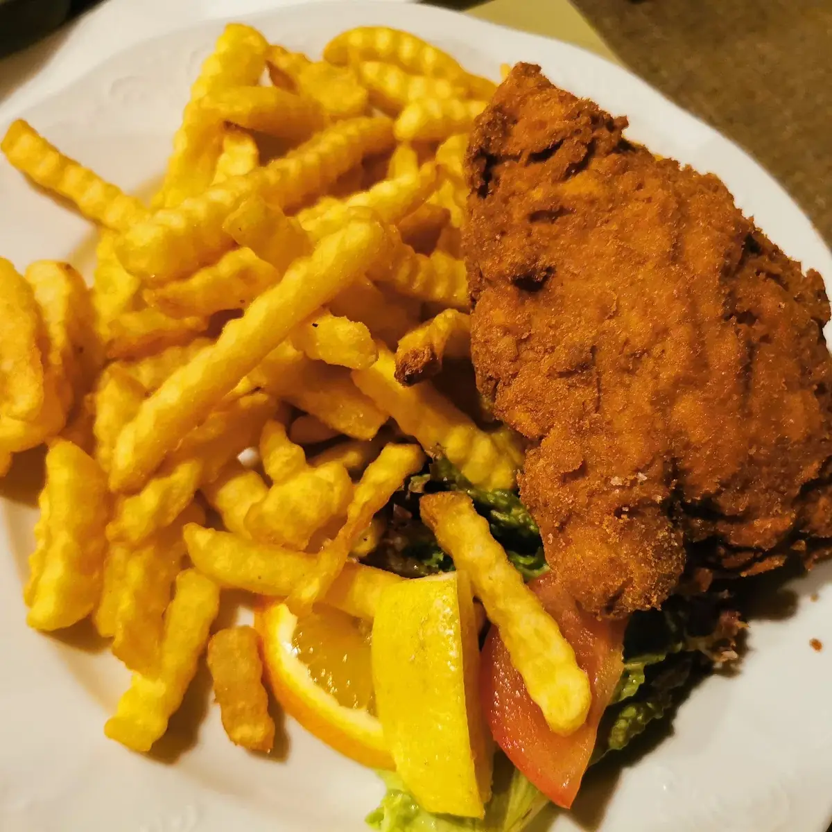 Gordon Bleu Mit Pommes