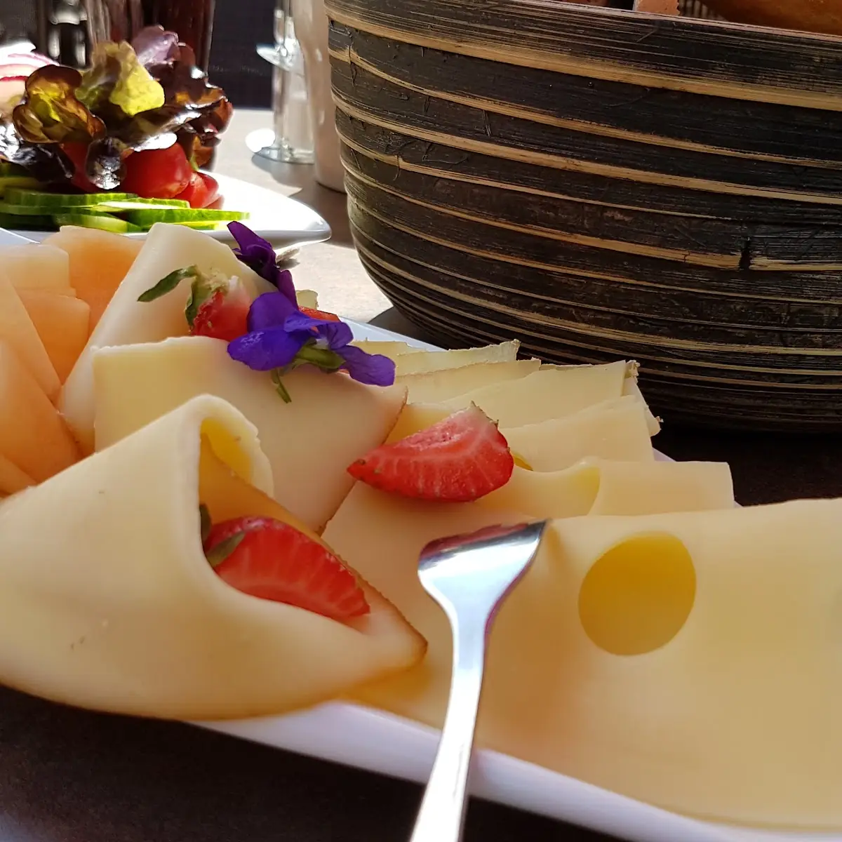 Frühstück Käseplatte