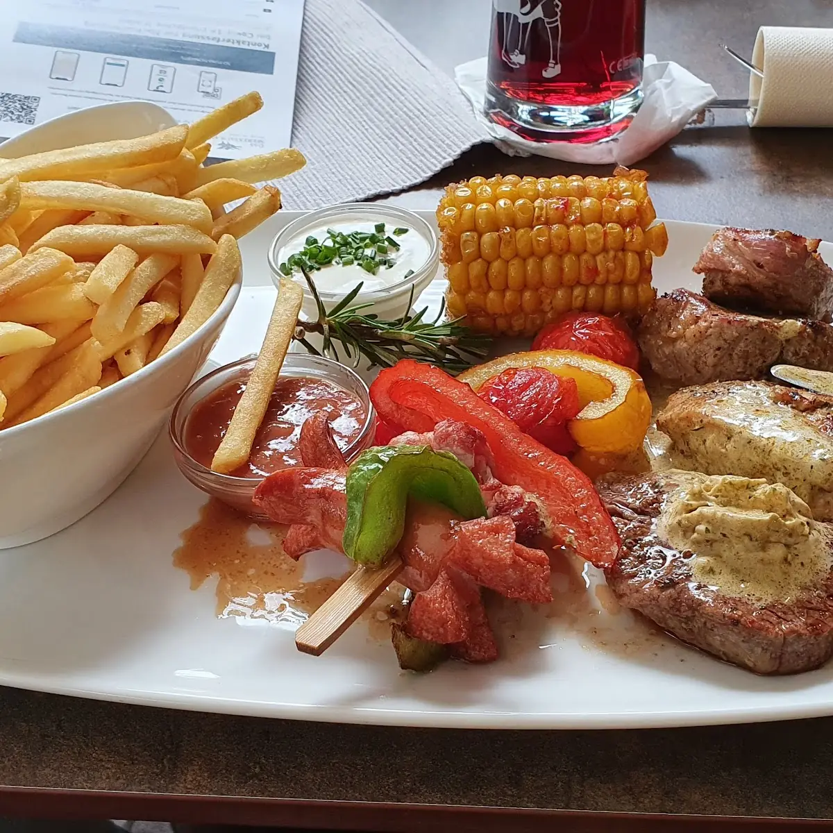 Zusätzliche Beilagen - Extra Side Dishes Portion Pommes Frites - Portion Fries