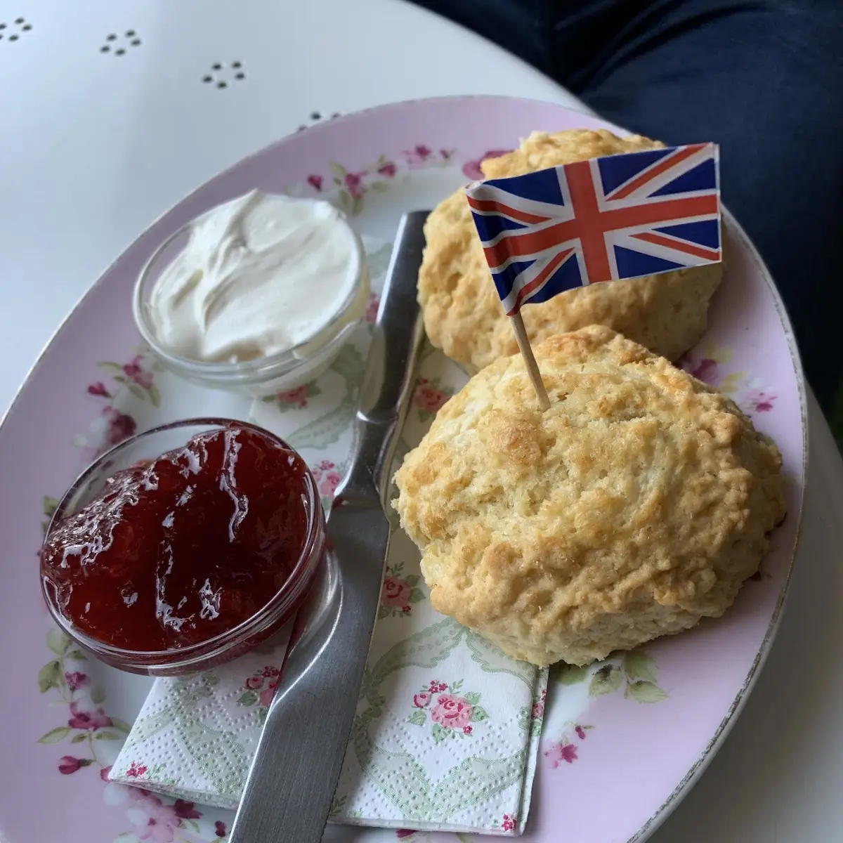 Scones with Cream and Jam