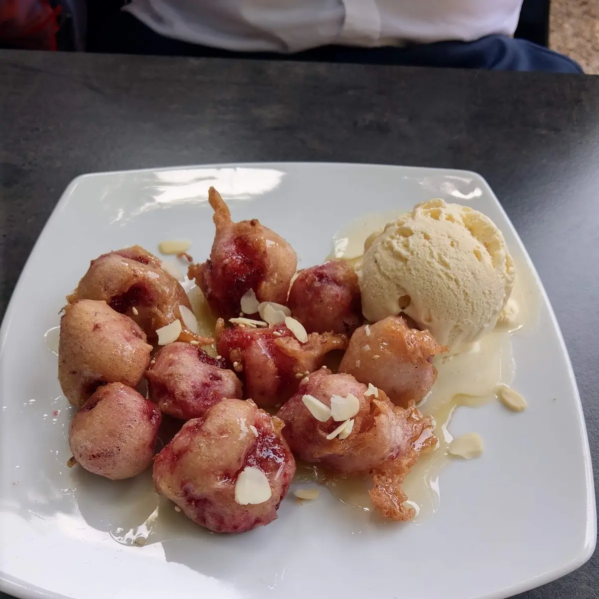 Gebackene Erdbeeren Mit Eis