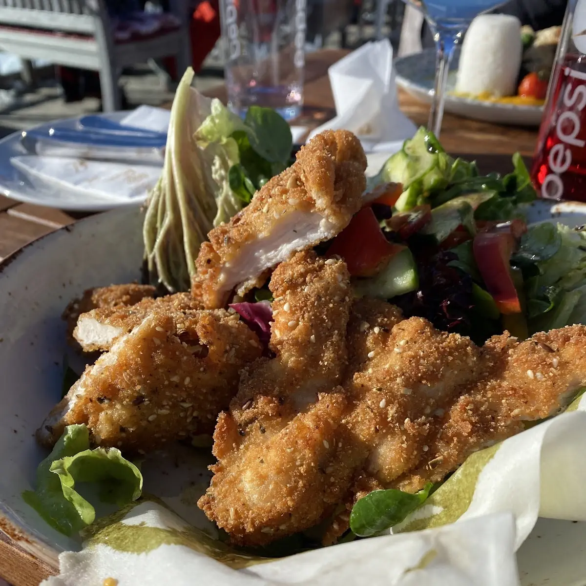 Backhendlsalat