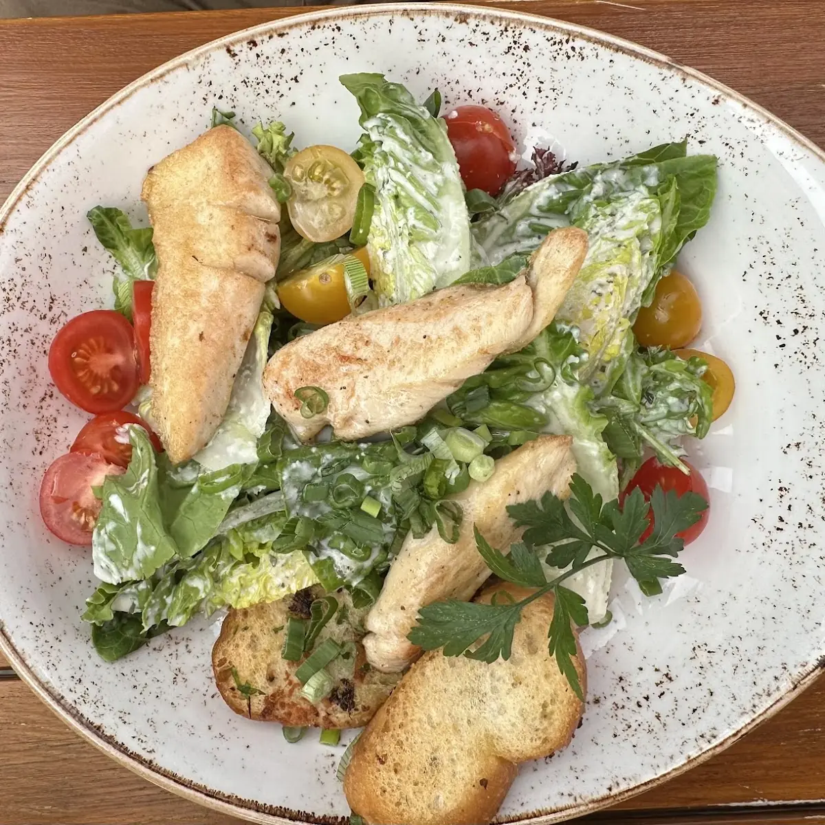 Salat Mit Hühnerstreifen