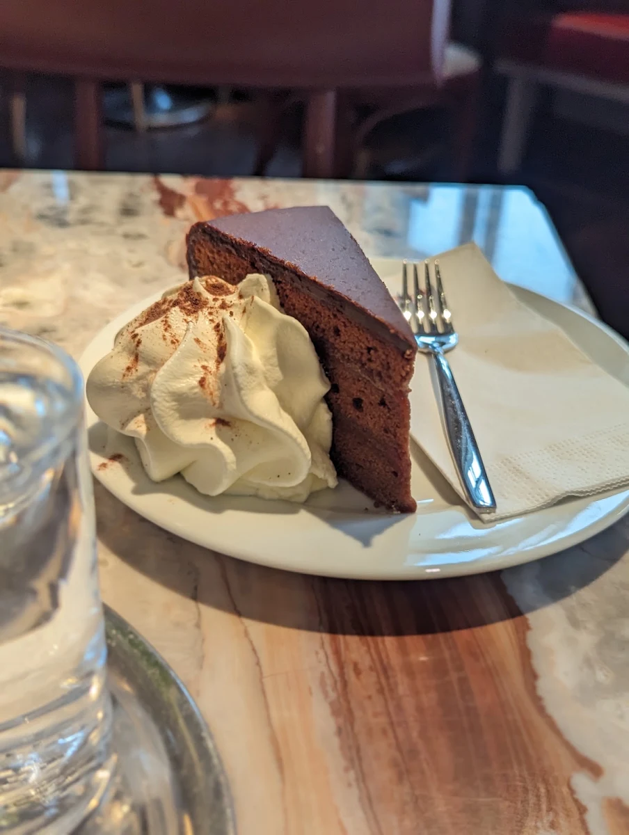 Sachertorte with Whipped Cream