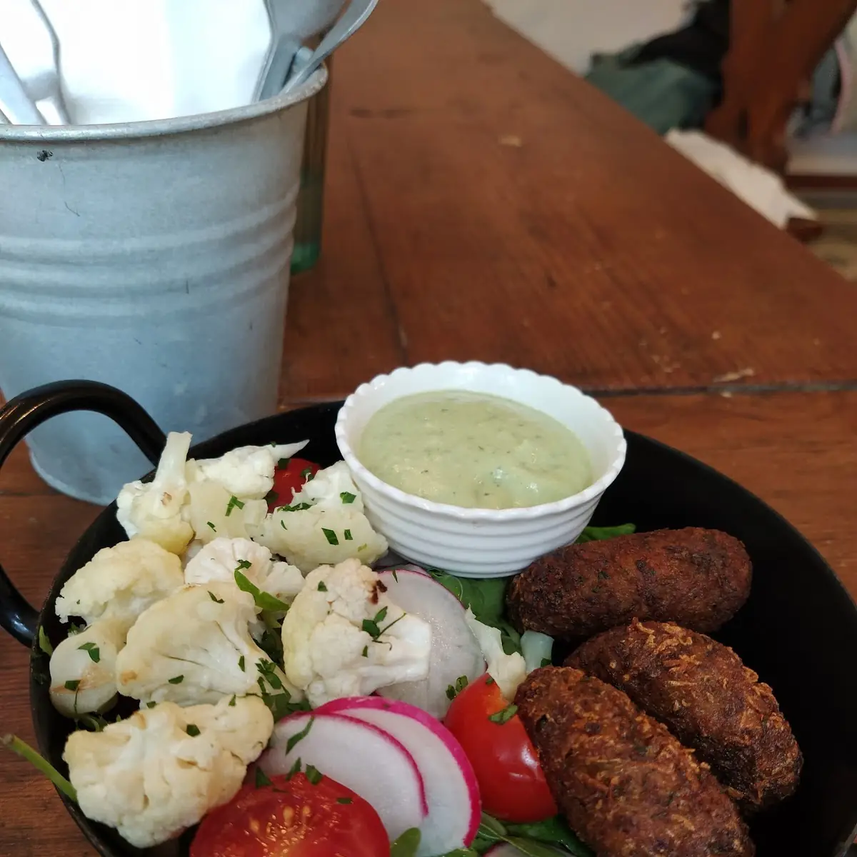 Zucchini Fritti With Salad