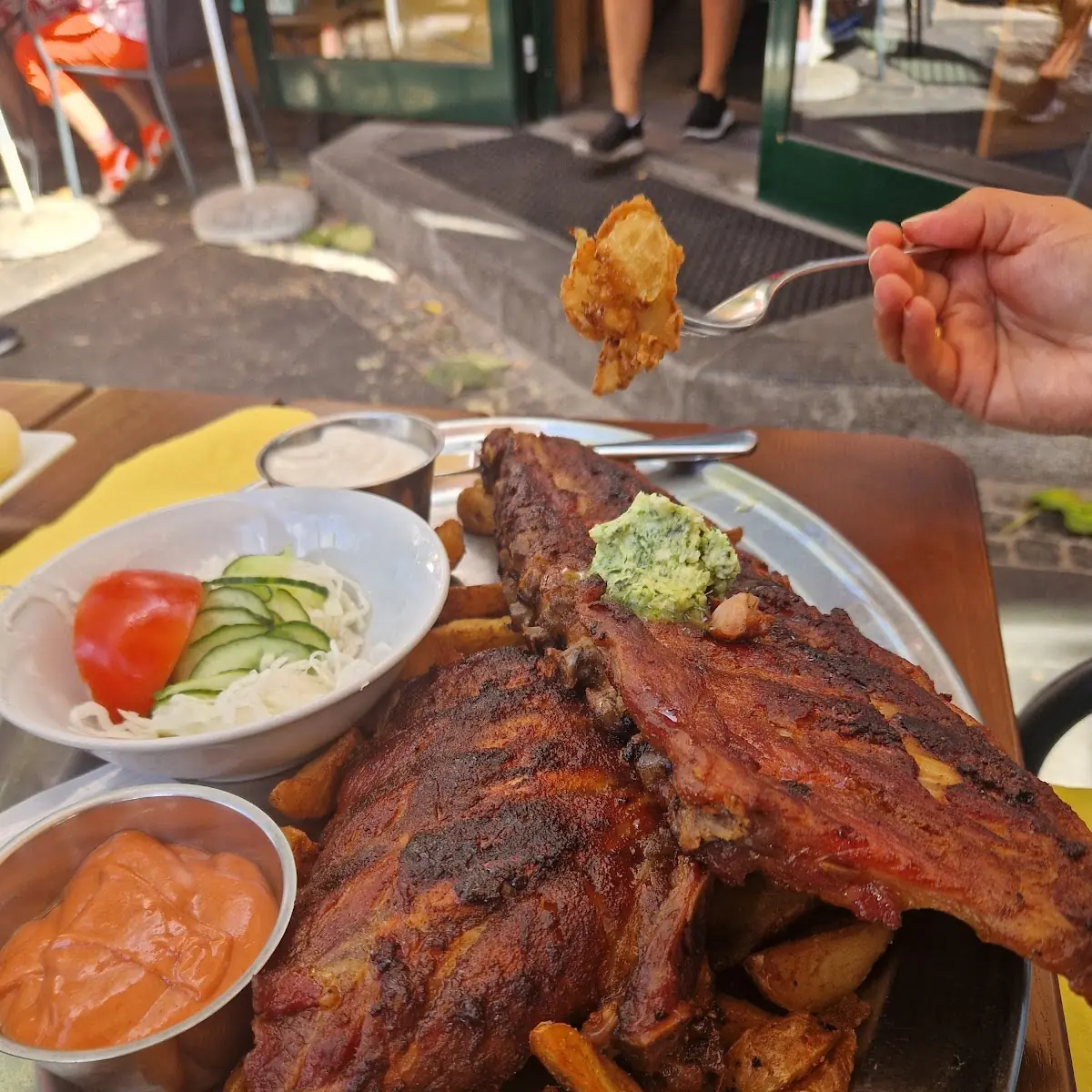 Spare Ribs Mit Wedges