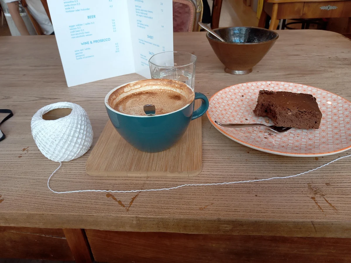 Schokobrownie Mit Cappuccino