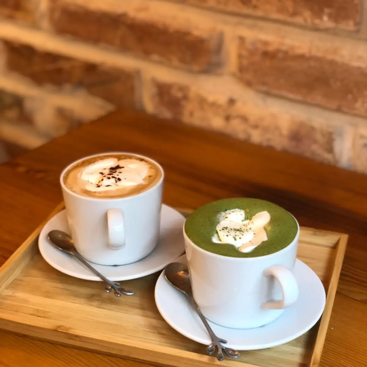 Cream Latte & Cream Matcha Latte