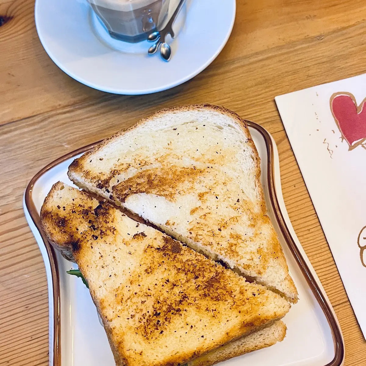 Leberkas Toast