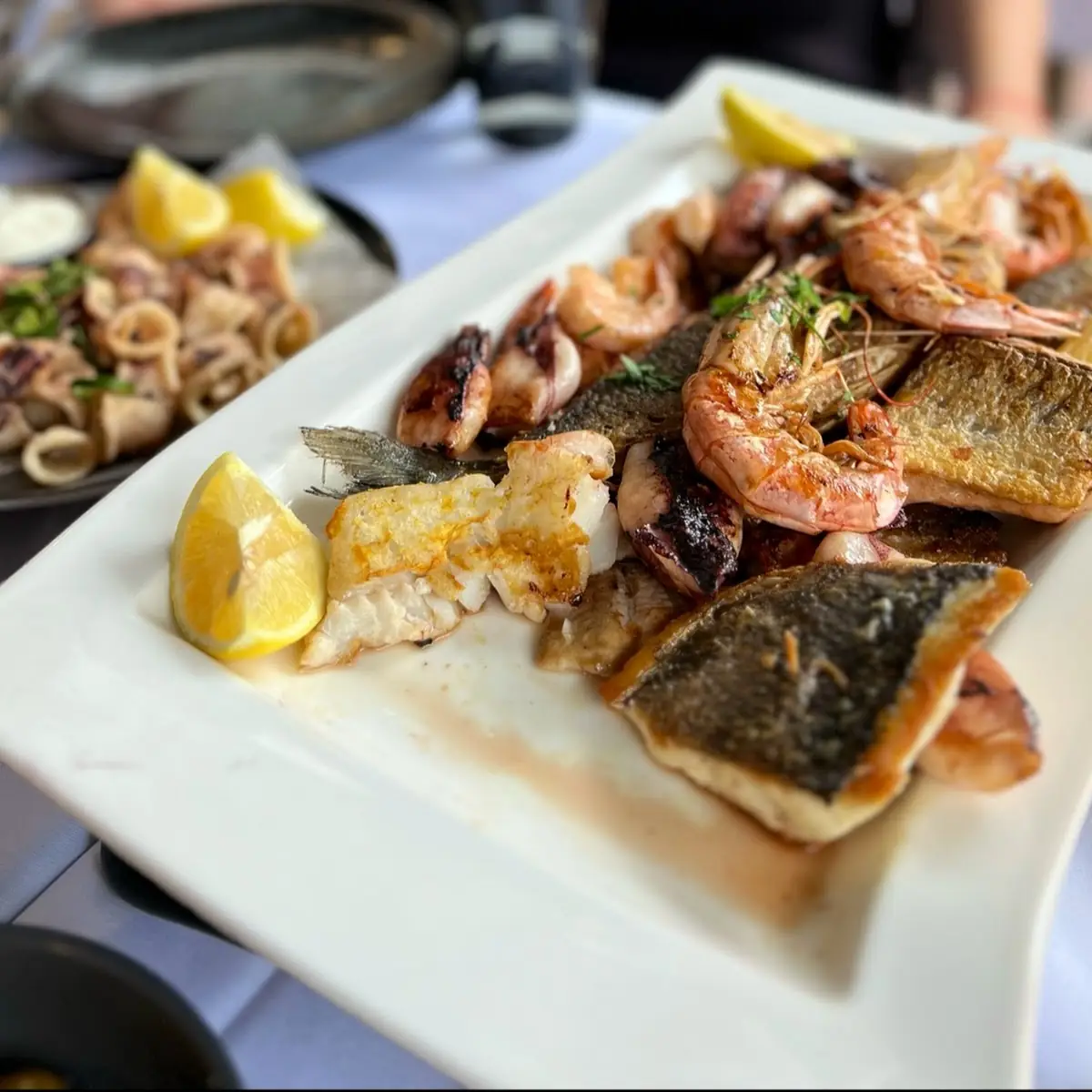 Frittierte Calamari
