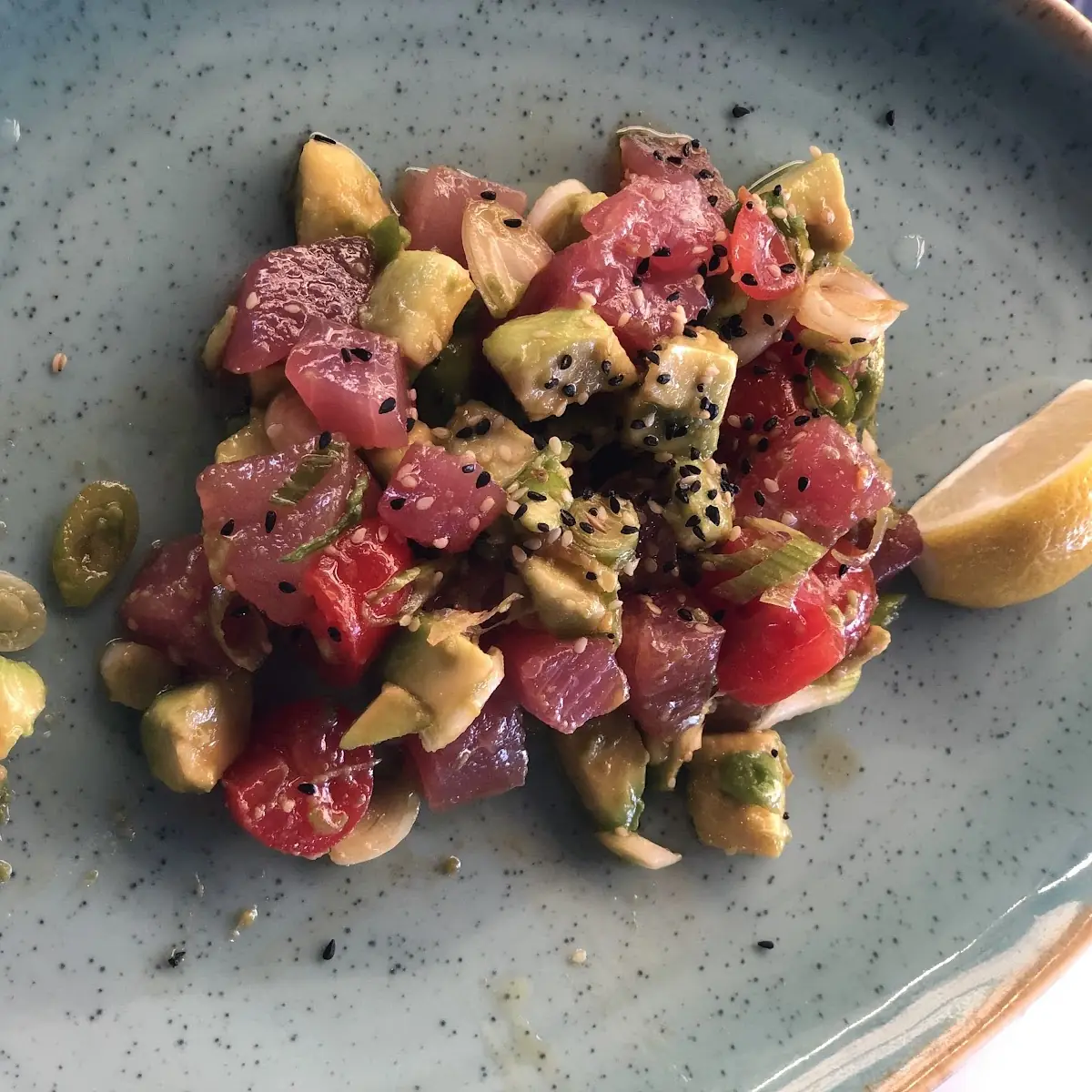 Lachscarpaccio Schwertfischtartar