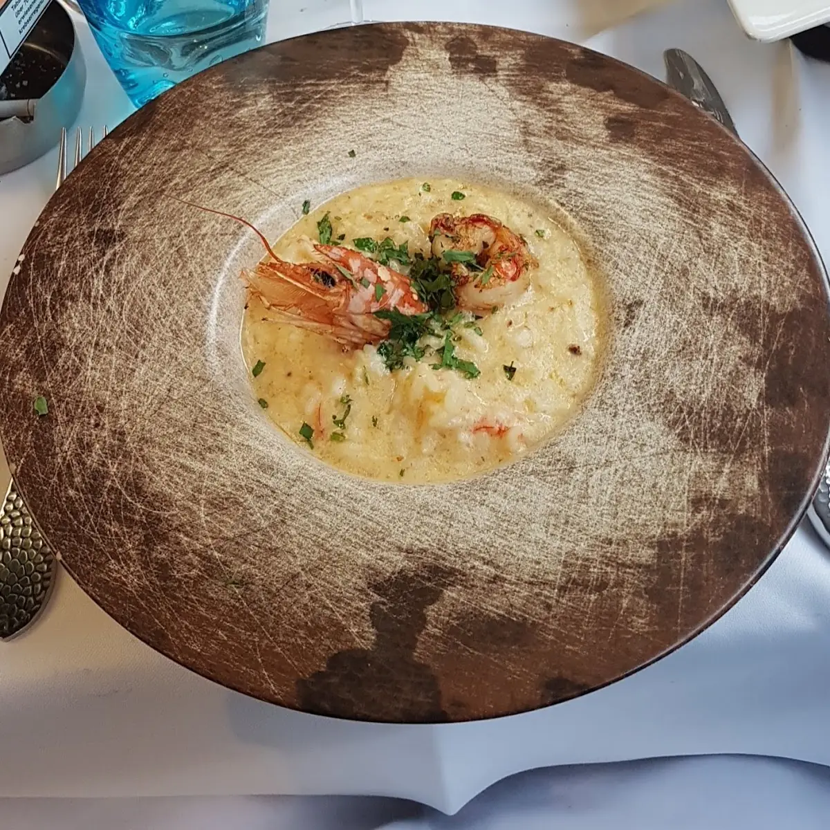 Risotto Mit Garnelen