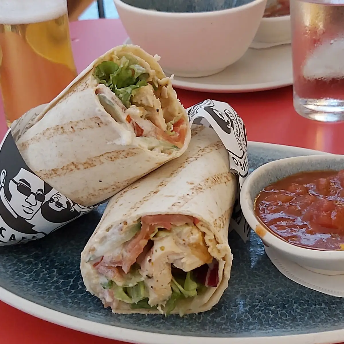 Cajun Chicken Wrap