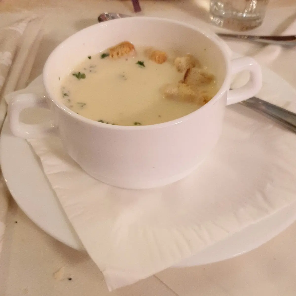 Parmesansuppe