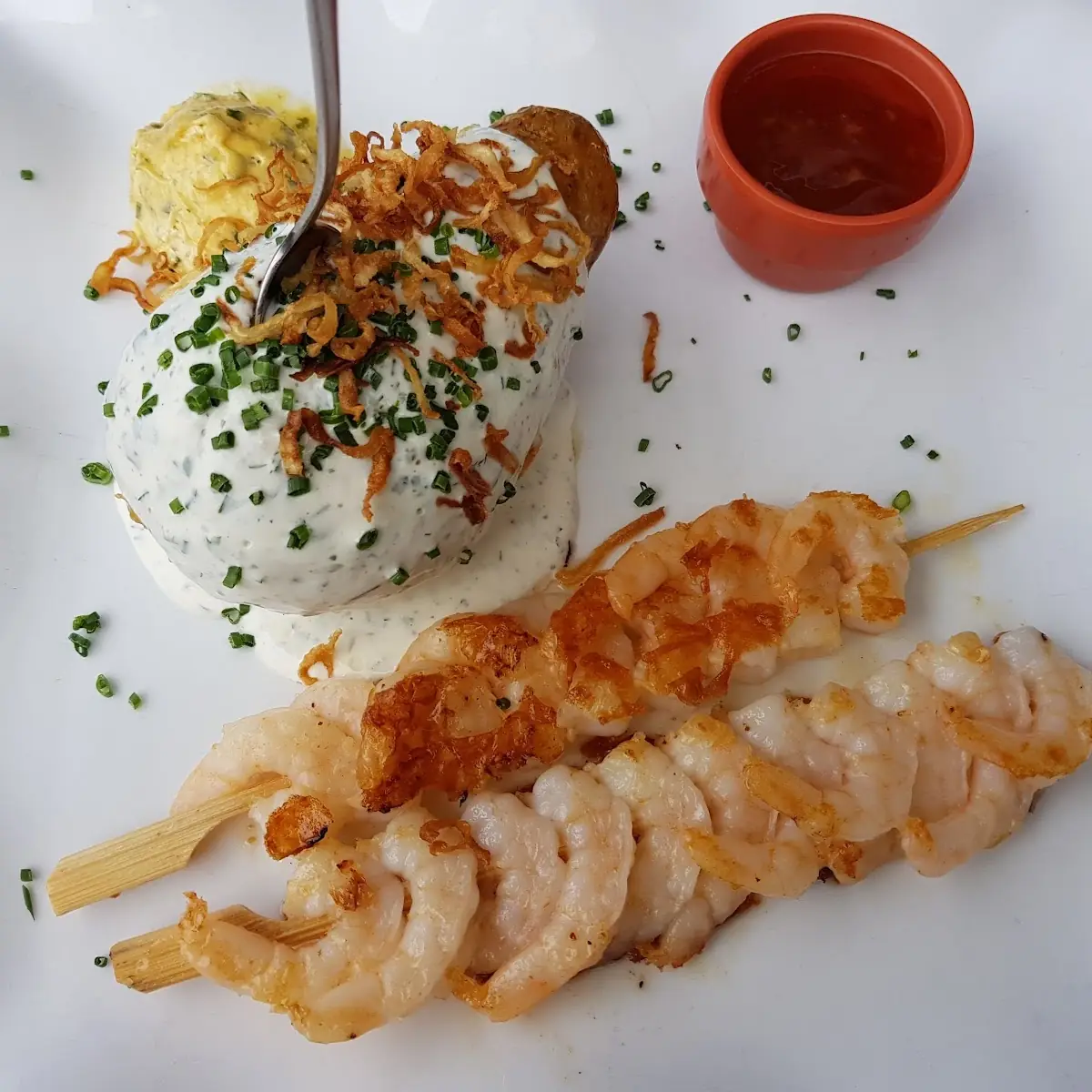 Garnelenspieß