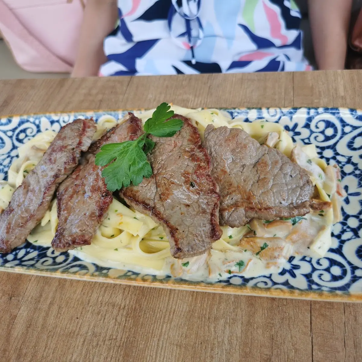 Tagliatelle Pfifferlingen Rind