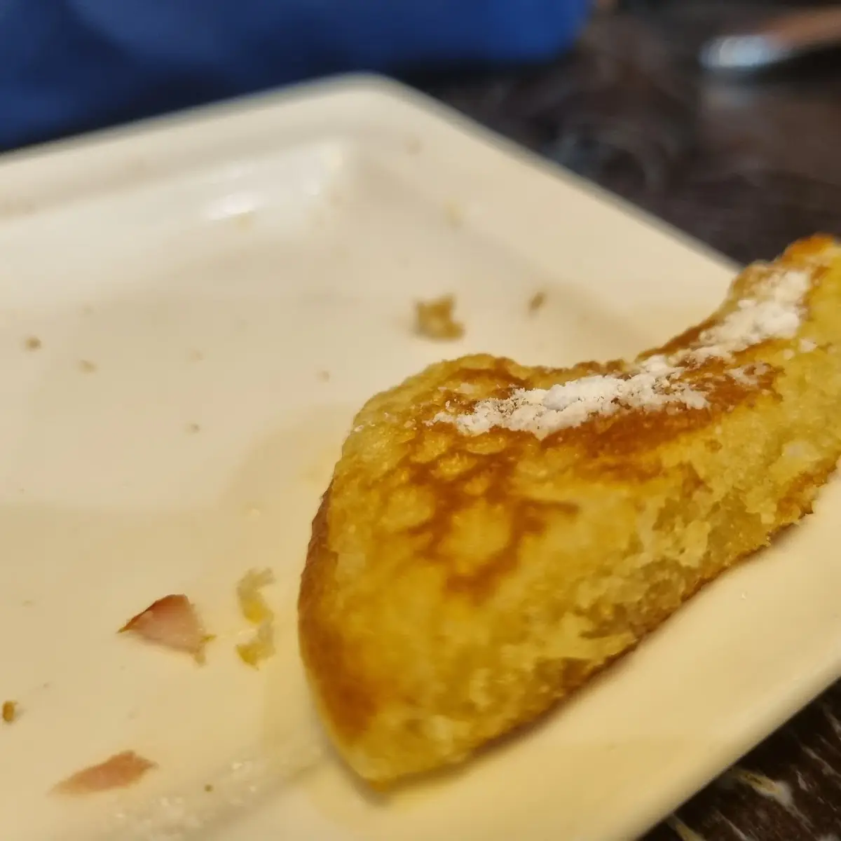 Das Letzte Stück Eines Pancakes