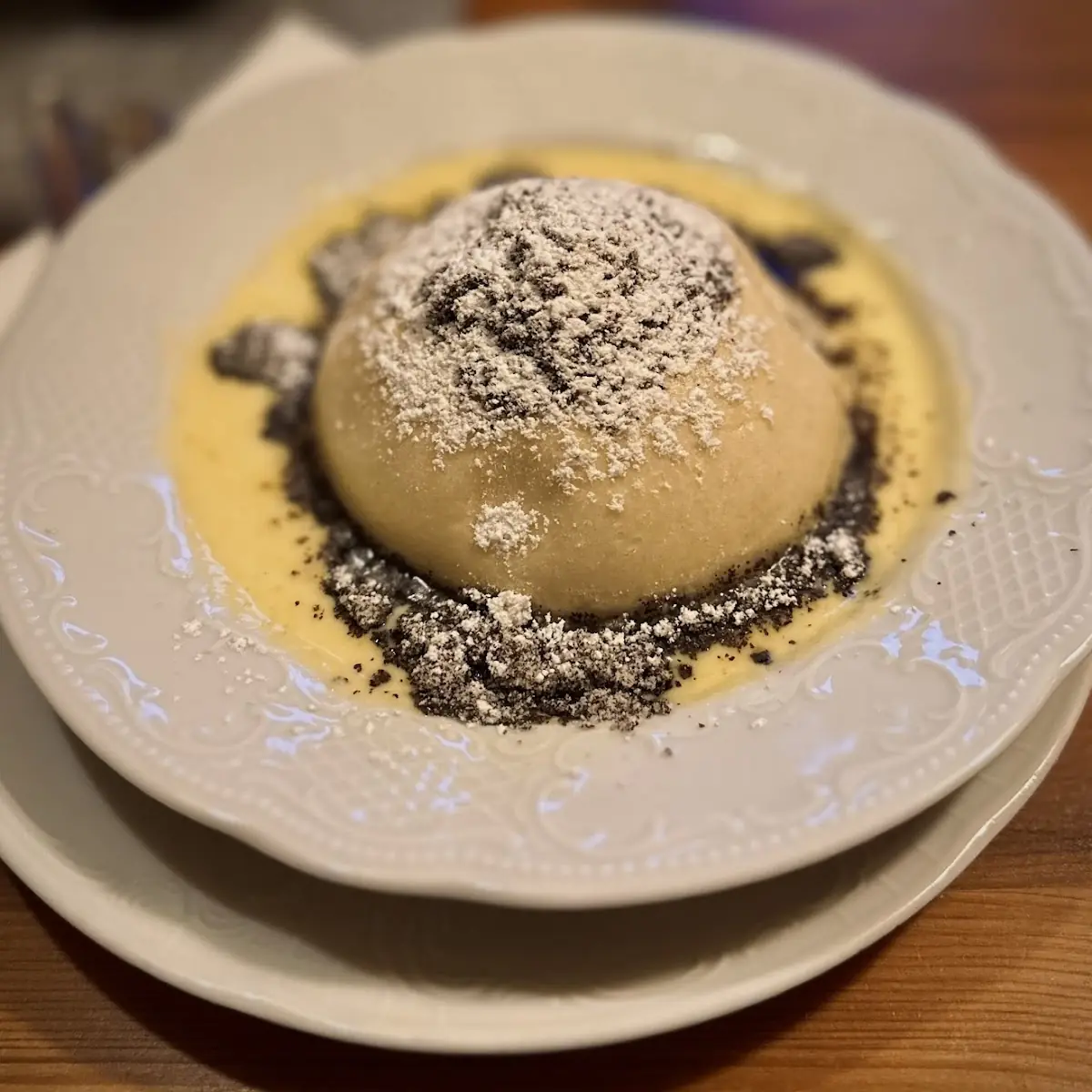 Germknödel Mit Vanillesauce Und Mohn