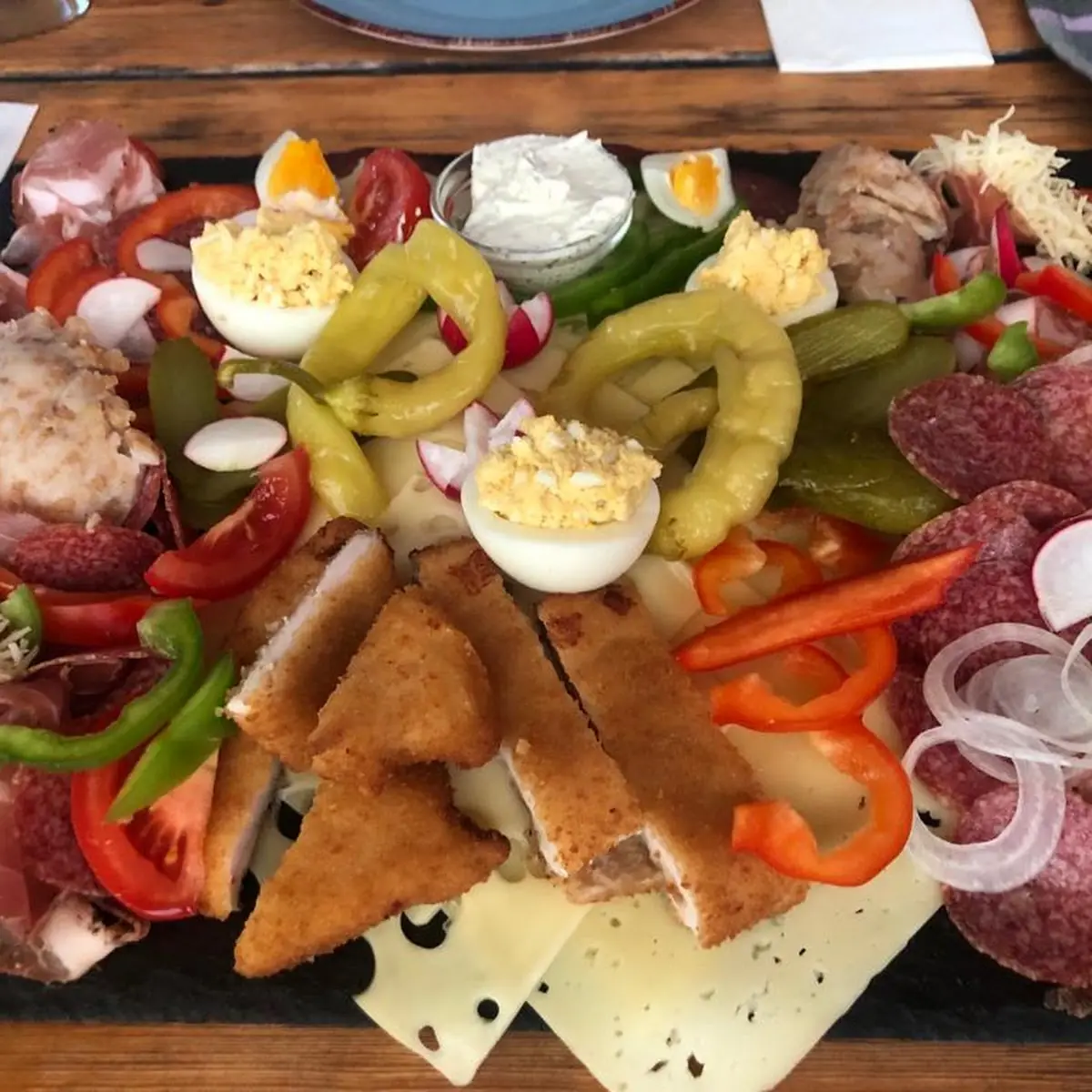 Gemischte Brotzeitplatte