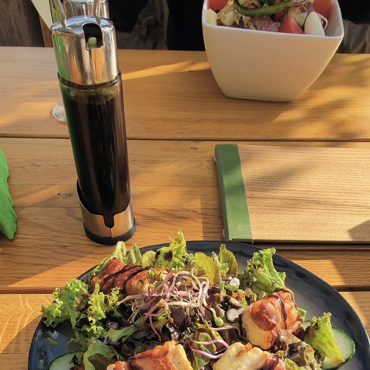 Salat Mit Gebratenen Schafskäse