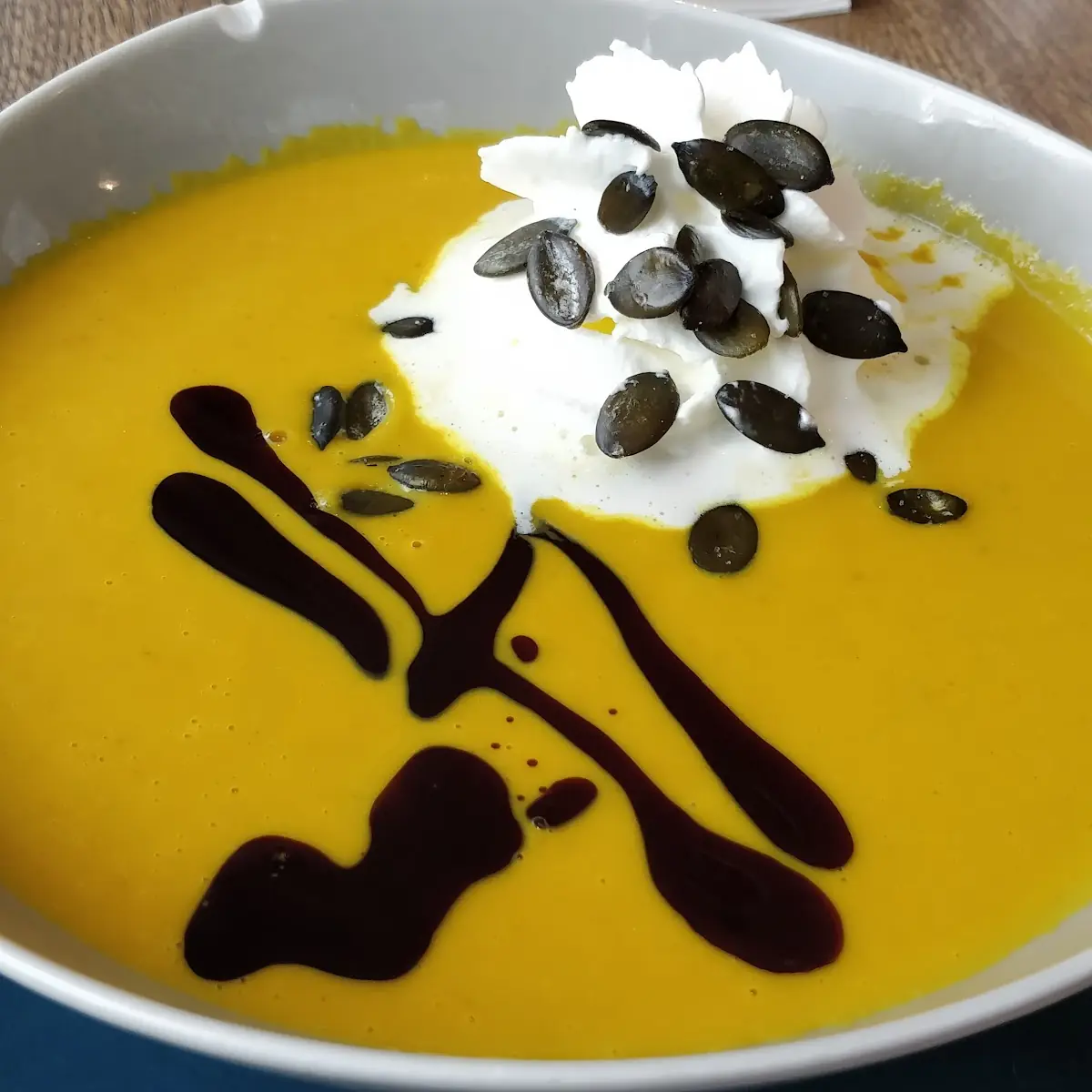 Kürbissuppe, T-Bone Bar Burger Steakhouse Parndorf