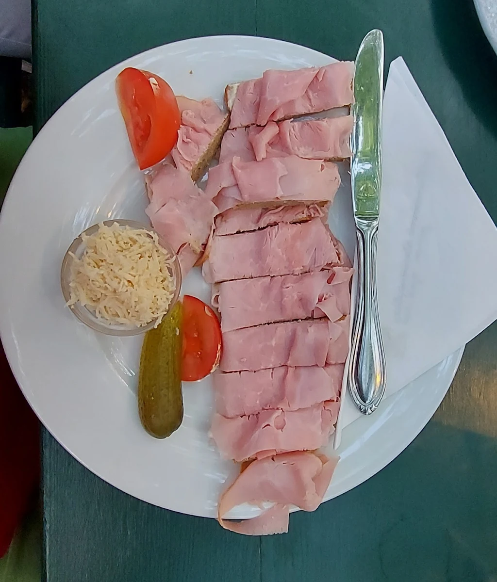 Schinkenbrot Mit Frischem Kren