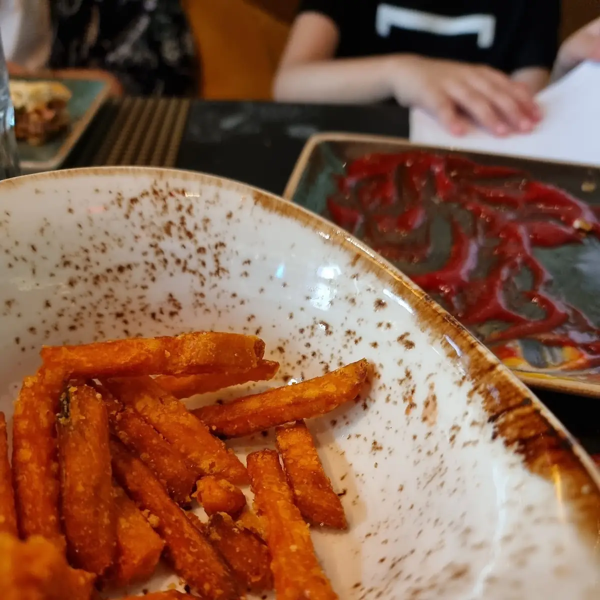 Pfund Süsskartoffelpommes
