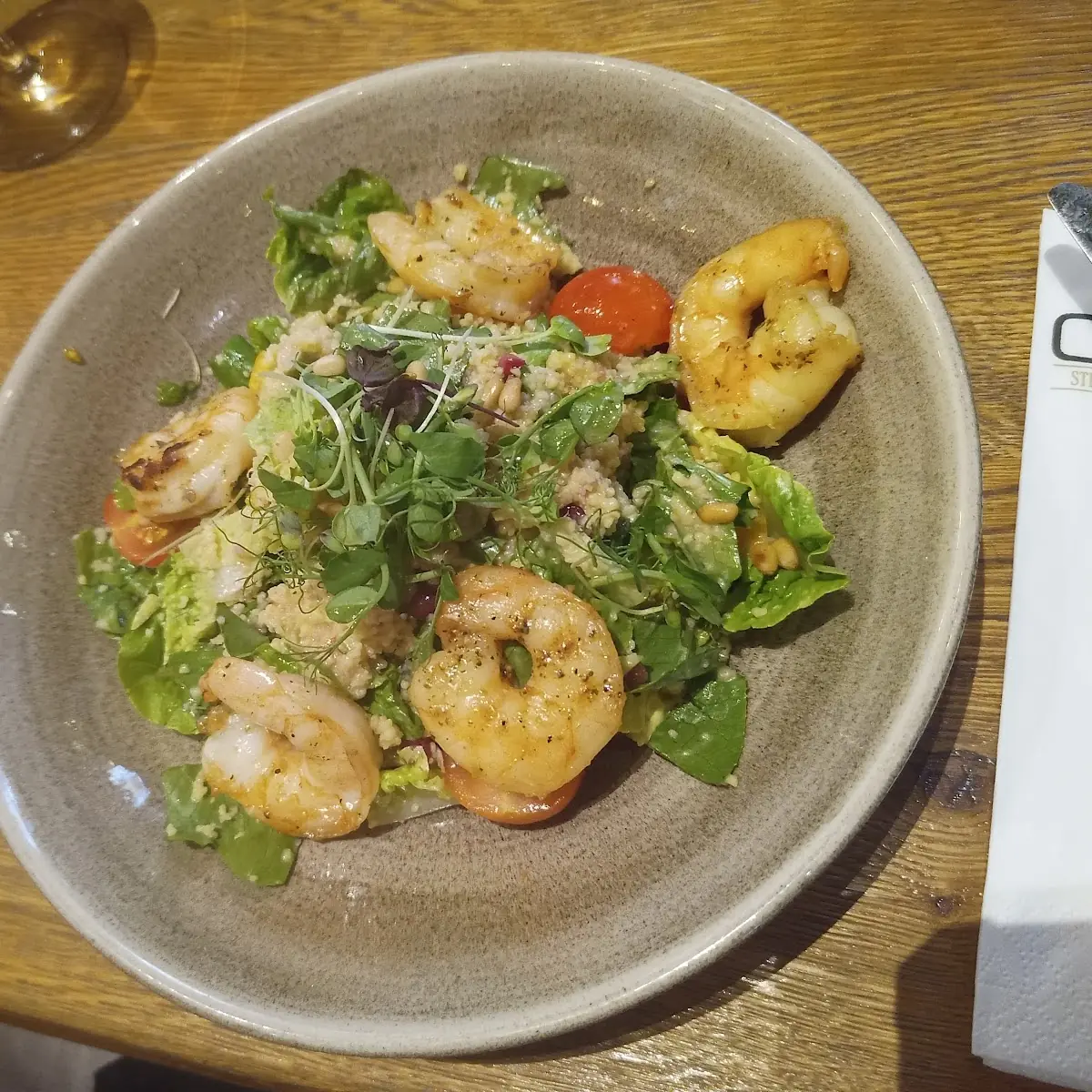 Couscous Salat Mit Garnelen