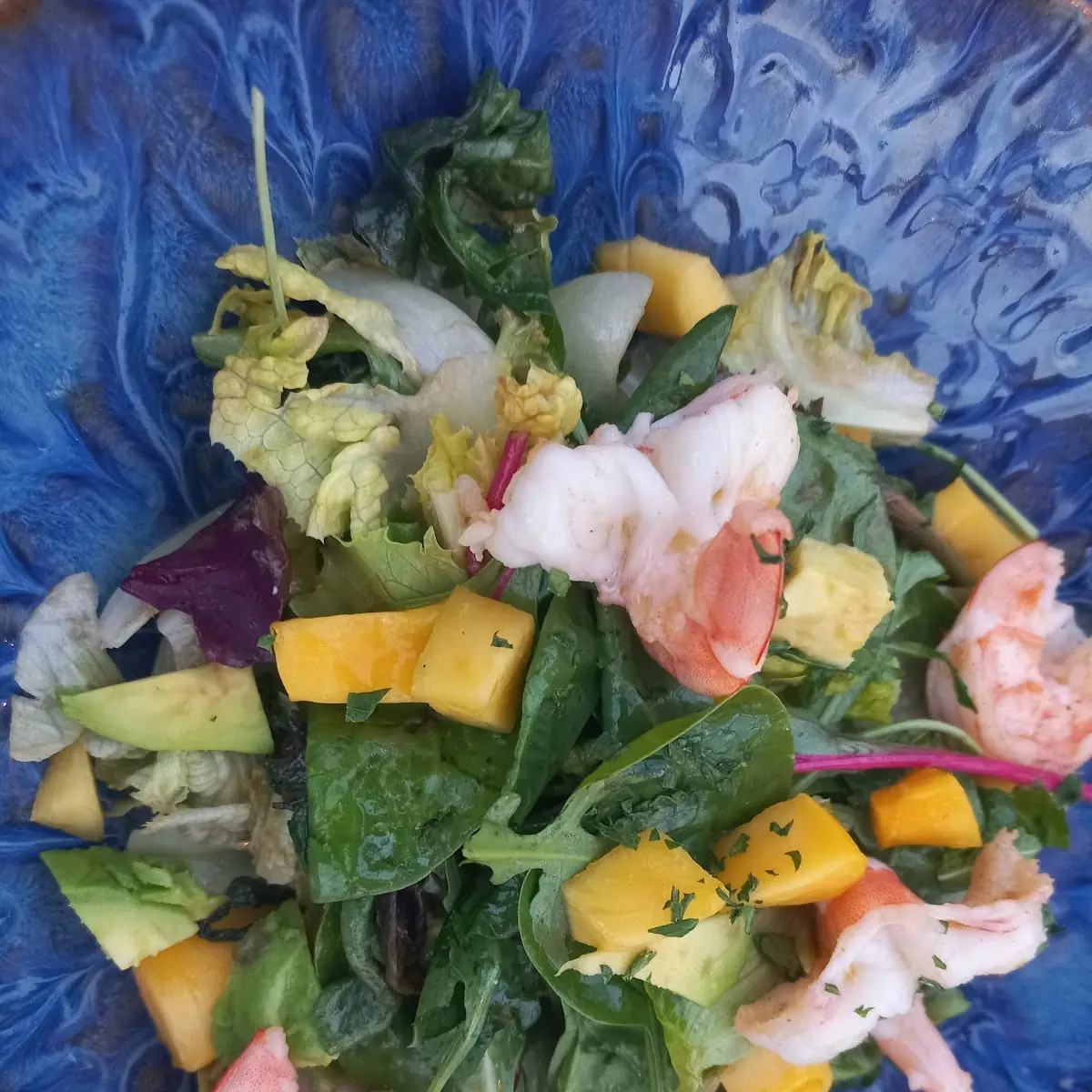 Scampi Salat