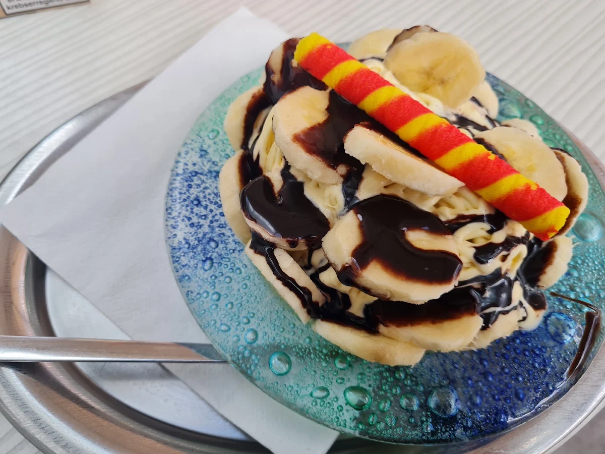 Bananen Spaghetti Eis